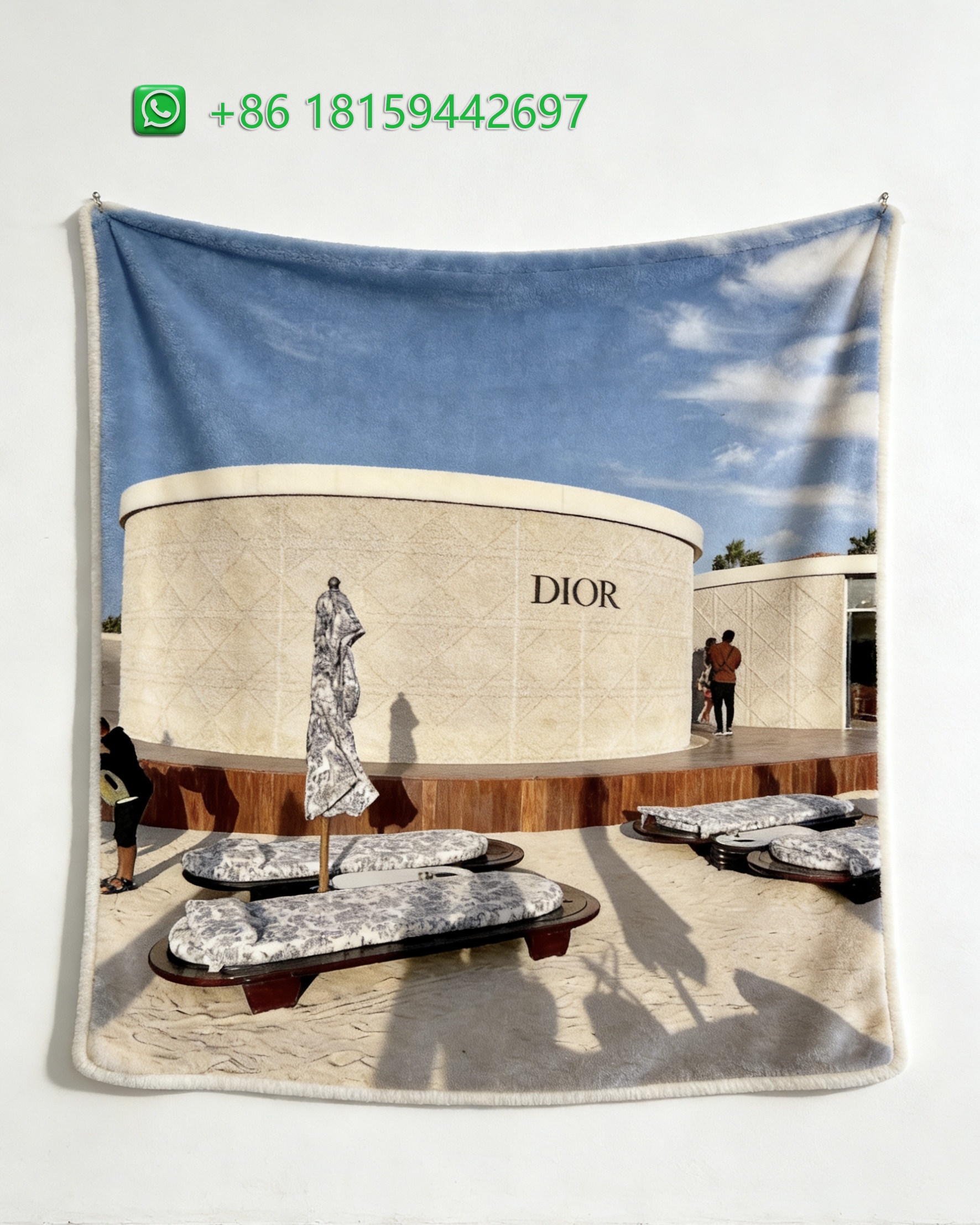 Dior Throw Blankets